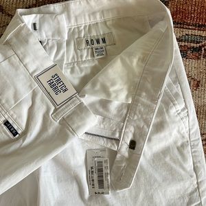 Rowm white 38Wx30L pants
